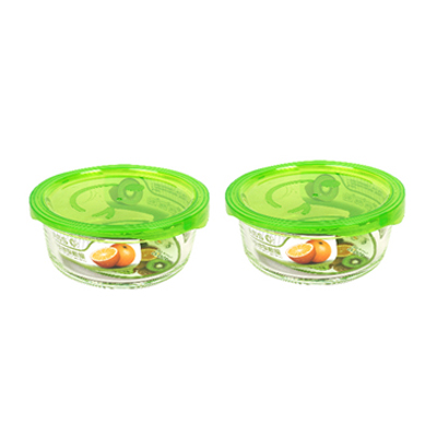 耐热玻璃保鲜碗两件套
